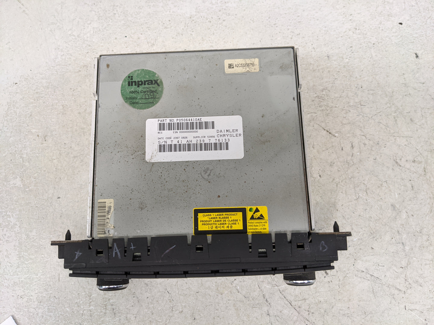 2008-2009 Dodge Charger Radio AM FM Cd Player Receiver Replacement P/N:P05064410AE A2C53241149 Fits Fits 2008 2009 2010 OEM 