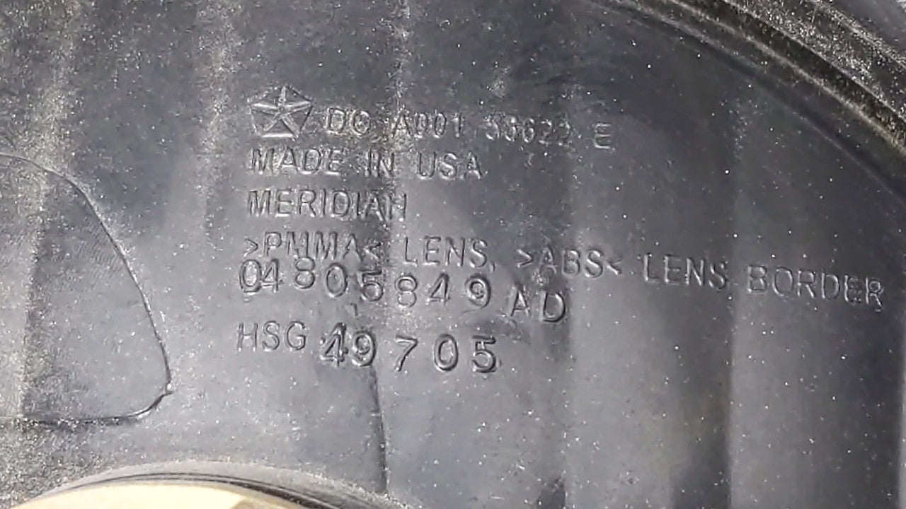 2006-2008 Dodge Charger Tail Light Assembly Driver Left OEM P/N:04805849AD 04805849AB Fits Fits 2006 2007 2008 OEM Used Auto