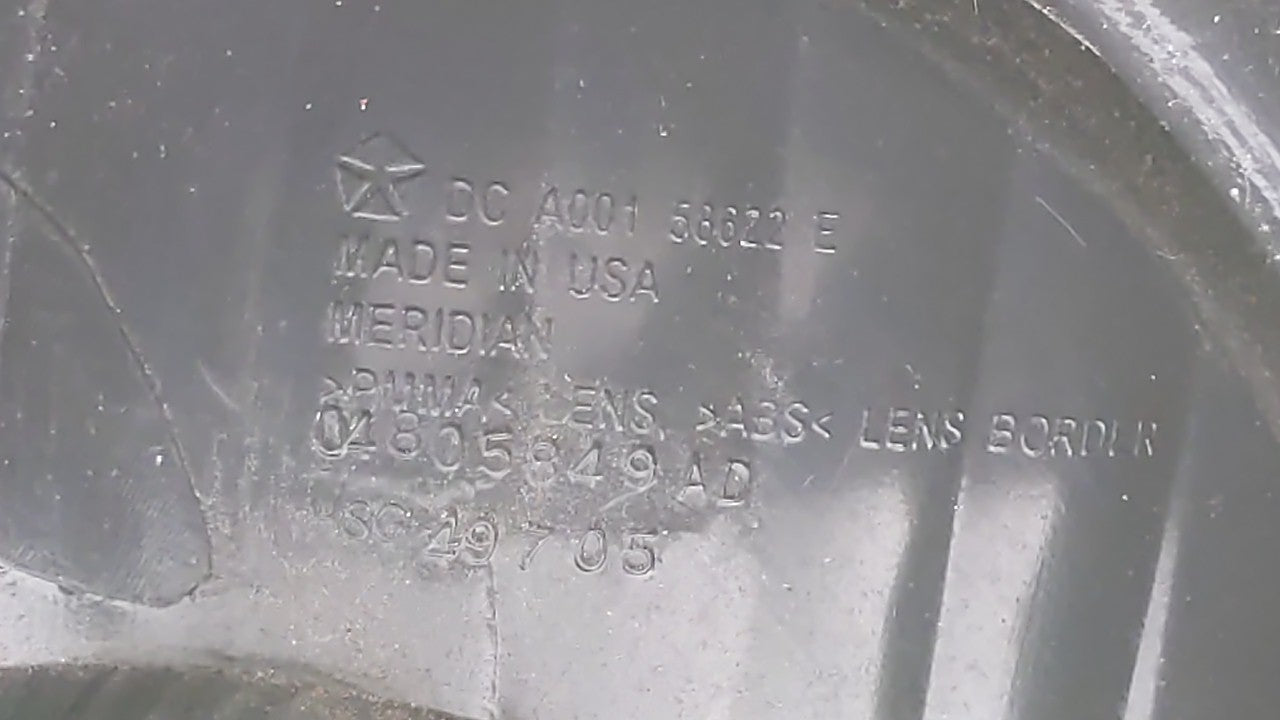 2006-2008 Dodge Charger Tail Light Assembly Driver Left OEM P/N:04805849AD 04805849AB Fits Fits 2006 2007 2008 OEM Used Auto