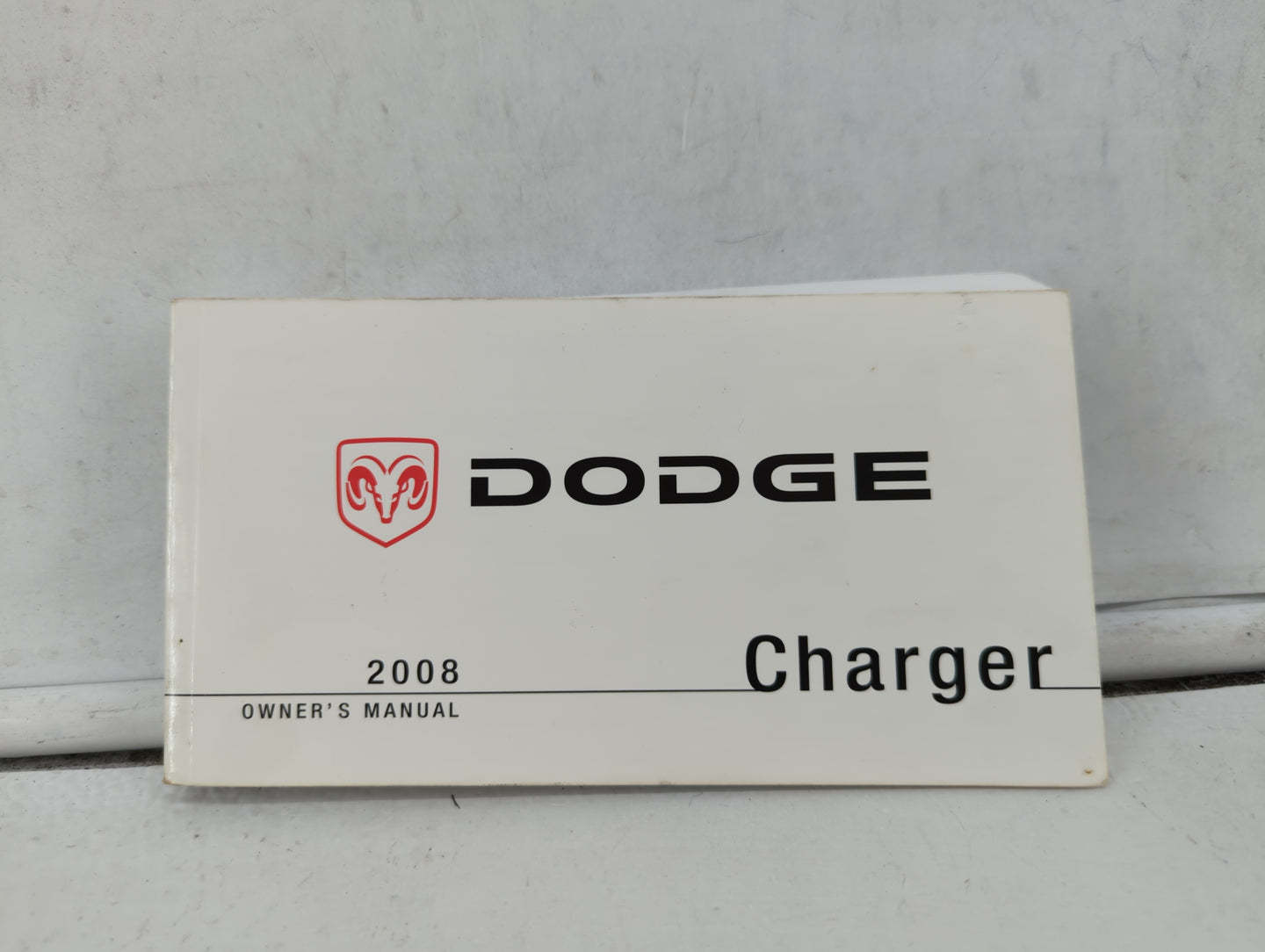 2008 Dodge Charger Owners Manual Book Guide OEM Used Auto Parts - Oemusedautoparts1.com