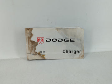 2008 Dodge Charger Owners Manual Book Guide OEM Used Auto Parts - Oemusedautoparts1.com