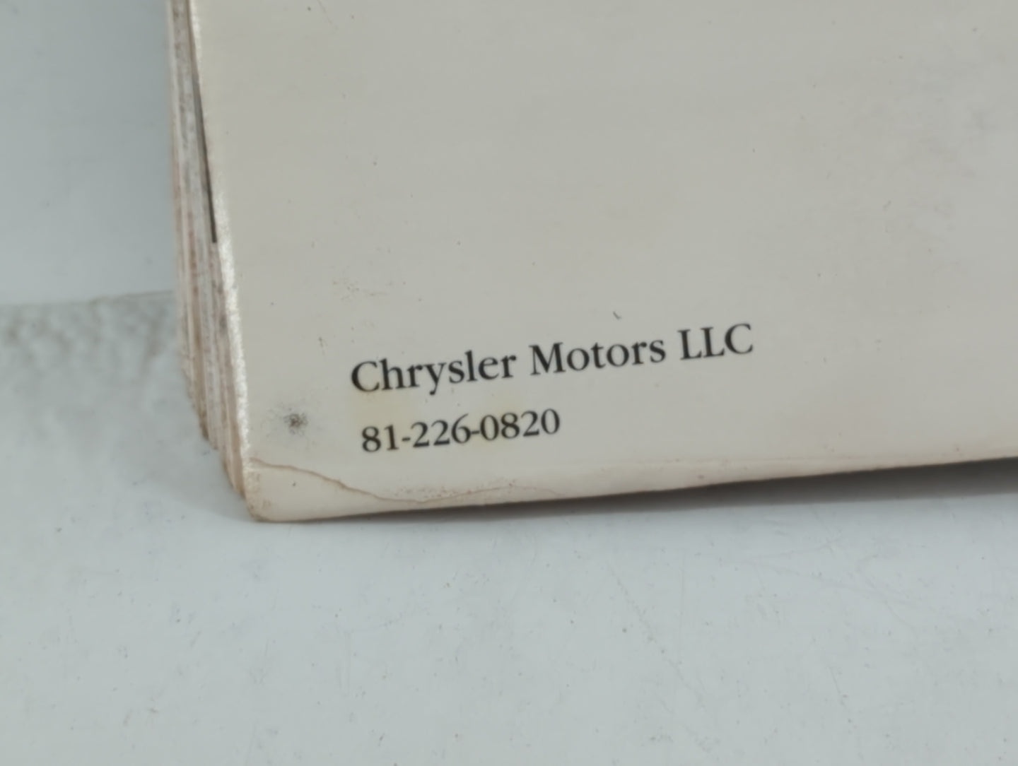 2008 Dodge Charger Owners Manual Book Guide OEM Used Auto Parts - Oemusedautoparts1.com