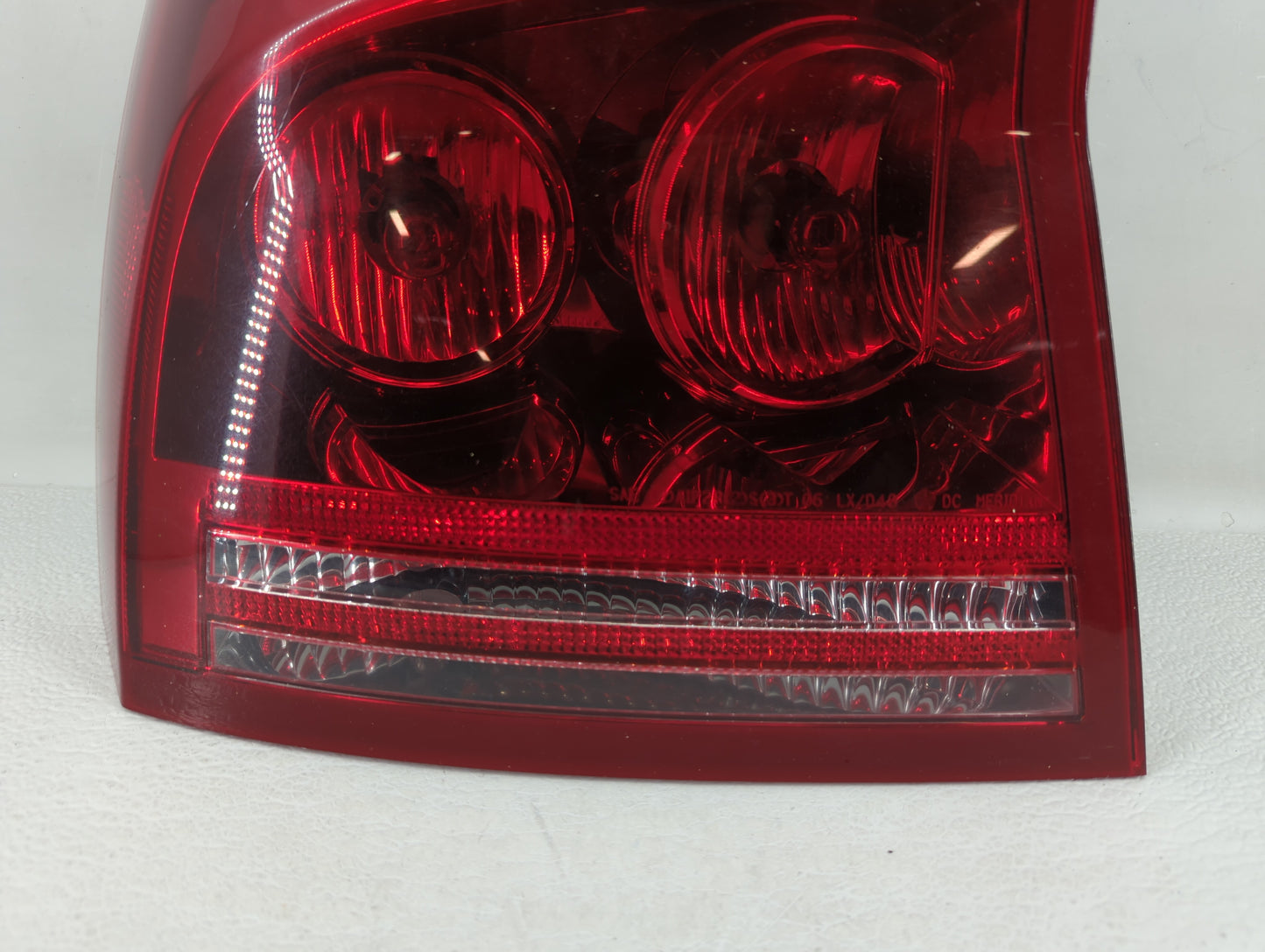 2006-2008 Dodge Charger Tail Light Assembly Driver Left OEM P/N:04805849AD 04805849AB Fits Fits 2006 2007 2008 OEM Used Auto