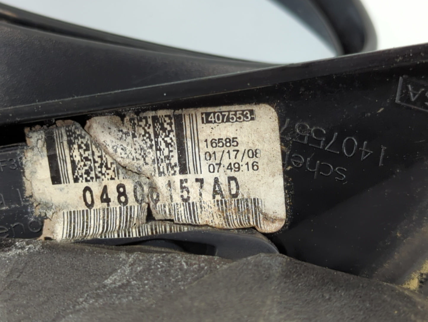 2006-2010 Dodge Charger Driver Side View Mirror - Left Door Mirror OEM Used - Oemusedautoparts1.com