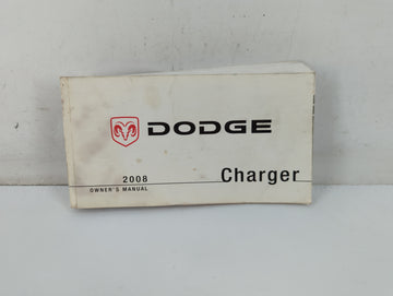 2008 Dodge Charger Owners Manual Book Guide P/N:81-226-0820 OEM Used Auto Parts - Oemusedautoparts1.com
