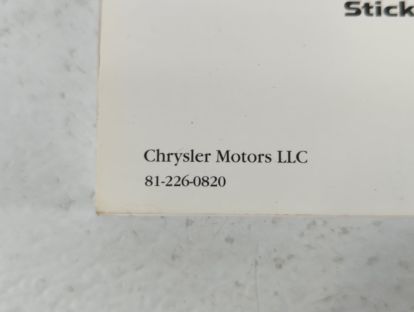 2008 Dodge Charger Owners Manual Book Guide P/N:81-226-0820 OEM Used Auto Parts - Oemusedautoparts1.com