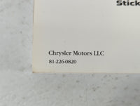 2008 Dodge Charger Owners Manual Book Guide P/N:81-226-0820 OEM Used Auto Parts - Oemusedautoparts1.com