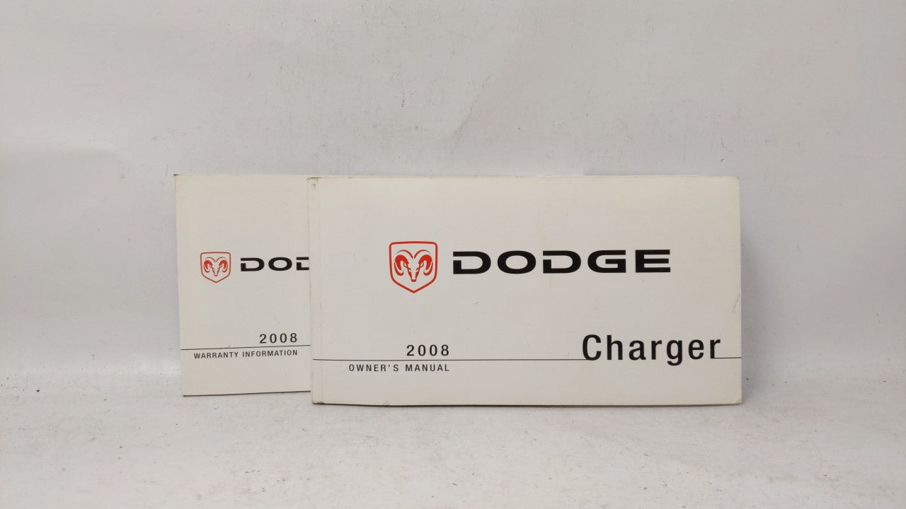 2008 Dodge Charger Owners Manual Book Guide OEM Used Auto Parts - Oemusedautoparts1.com