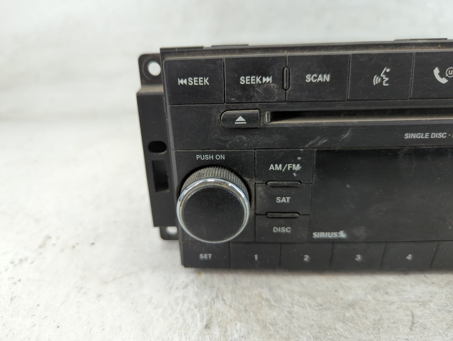 2008-2009 Dodge Charger Radio AM FM Cd Player Receiver Replacement P/N:P05064420AF Fits Fits 2008 2009 2010 OEM Used Auto Pa