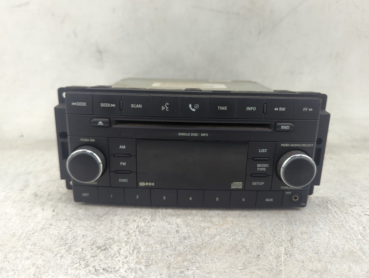 2005-2007 Dodge Dakota Radio AM FM Cd Player Receiver Replacement P/N:P05064410AF Fits Fits 2004 2005 2006 2007 2008 2009 20
