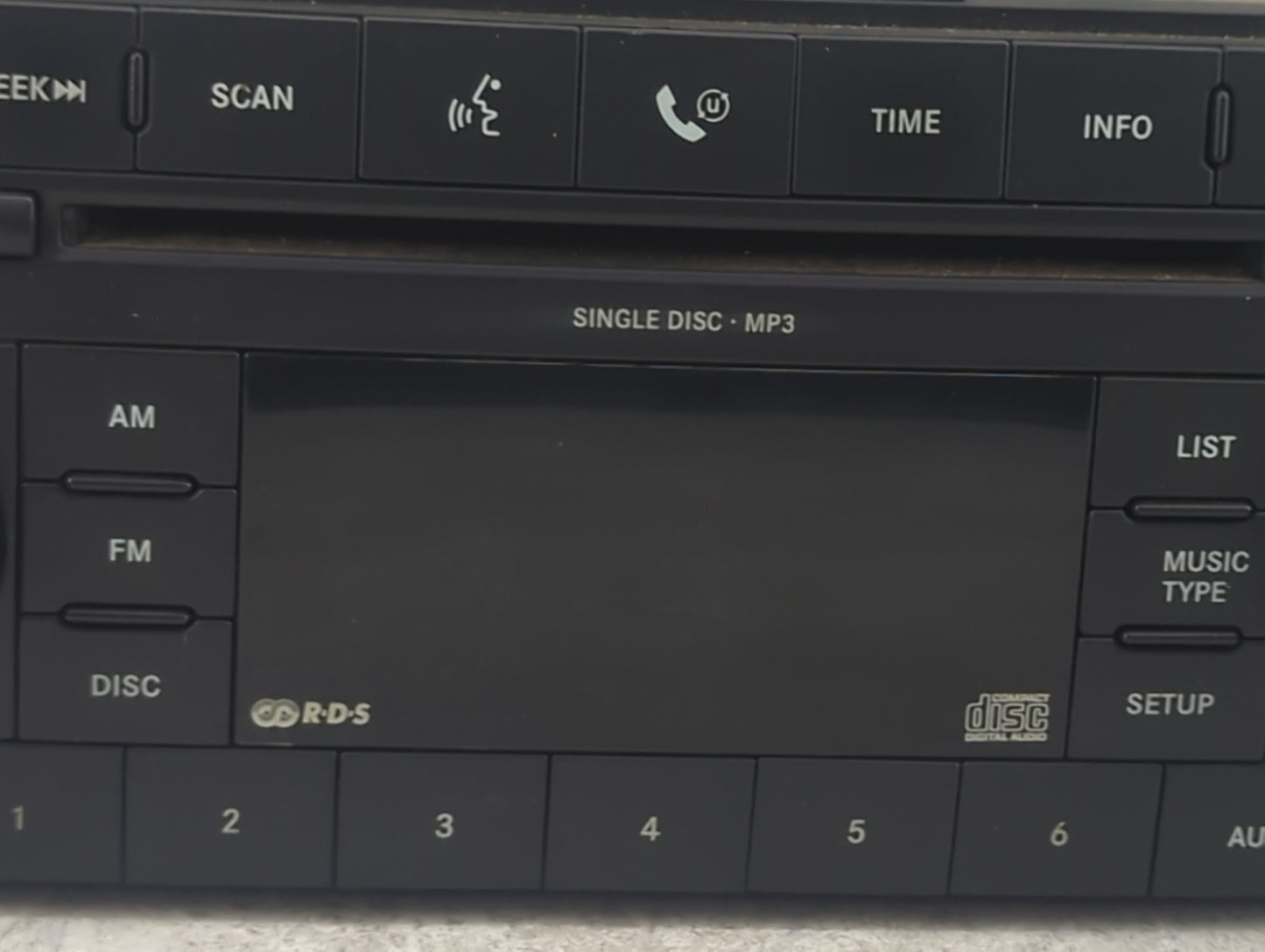 2005-2007 Dodge Dakota Radio AM FM Cd Player Receiver Replacement P/N:P05064410AF Fits Fits 2004 2005 2006 2007 2008 2009 20