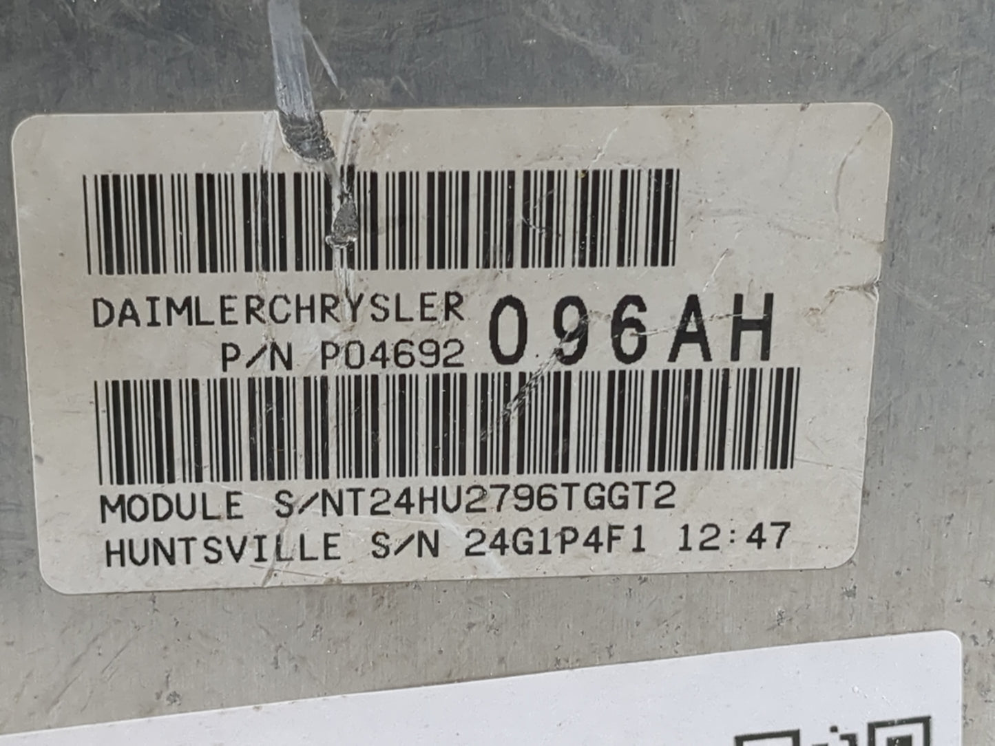 2007-2009 Dodge Durango Fusebox Fuse Box Panel Relay Module P/N:P04692096AH P04692187AC Fits Fits 2007 2008 2009 OEM Used Au