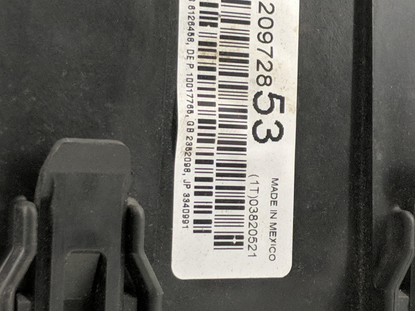 2007-2009 Dodge Durango Fusebox Fuse Box Panel Relay Module P/N:P04692096AH P04692187AC Fits Fits 2007 2008 2009 OEM Used Au