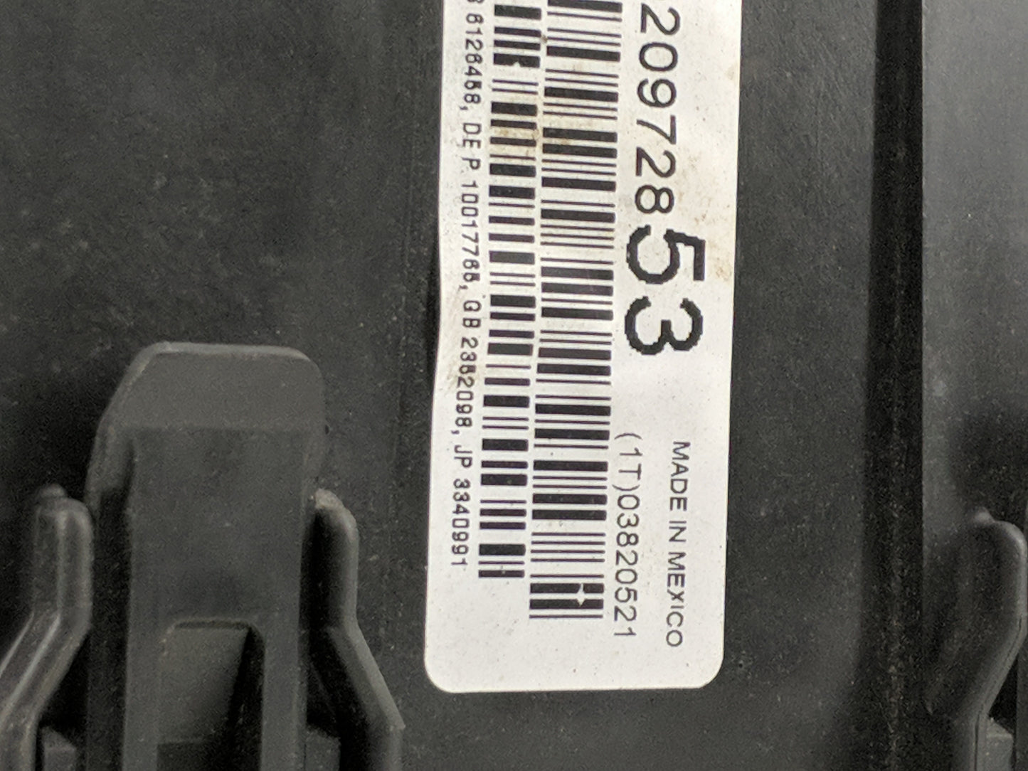 2007-2009 Dodge Durango Fusebox Fuse Box Panel Relay Module P/N:P04692096AH P04692187AC Fits Fits 2007 2008 2009 OEM Used Au