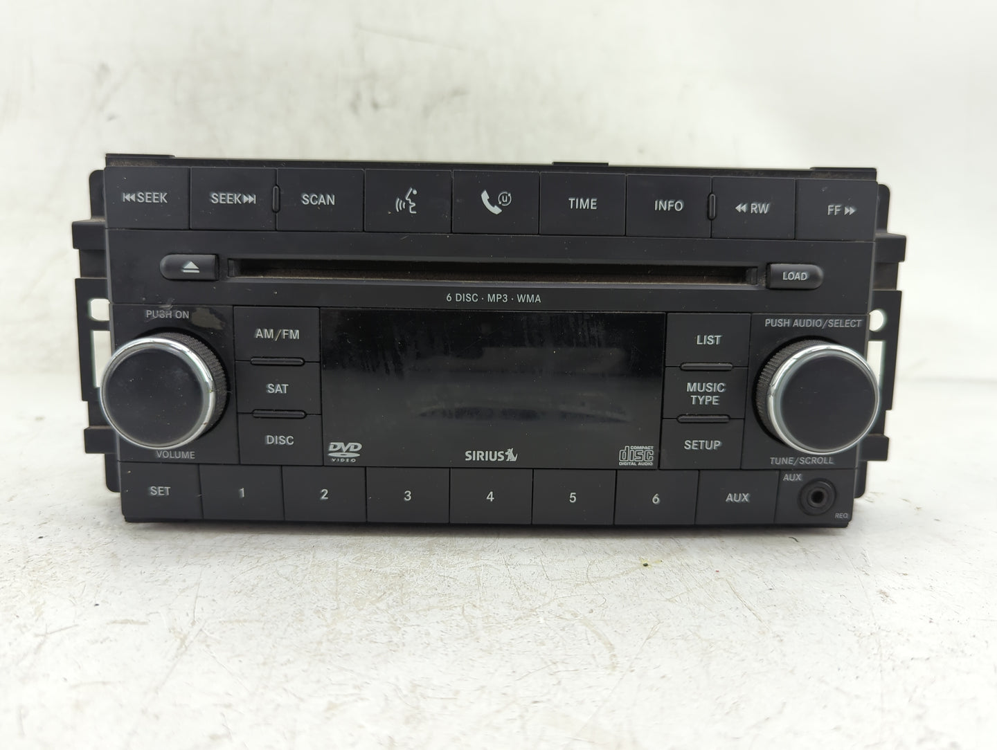 2008 Dodge Durango Radio AM FM Cd Player Receiver Replacement P/N:05064922AG Fits Fits 2007 2009 2010 2011 OEM Used Auto Par