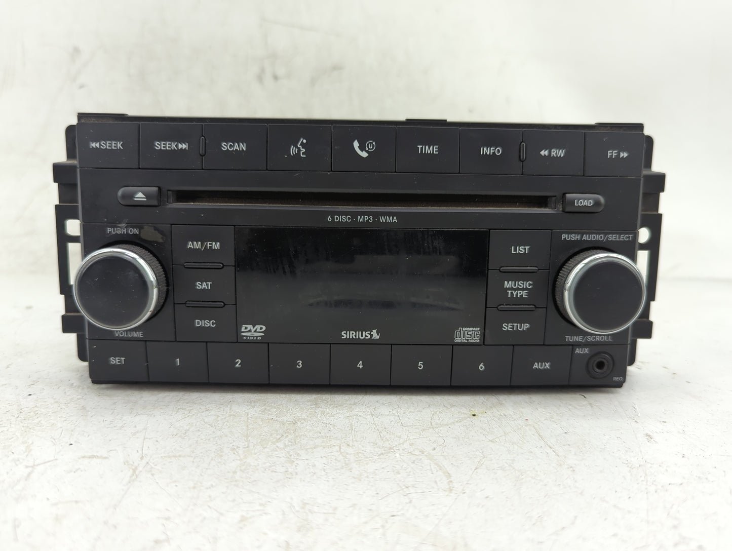 2008 Dodge Durango Radio AM FM Cd Player Receiver Replacement P/N:05064922AG Fits Fits 2007 2009 2010 2011 OEM Used Auto Par