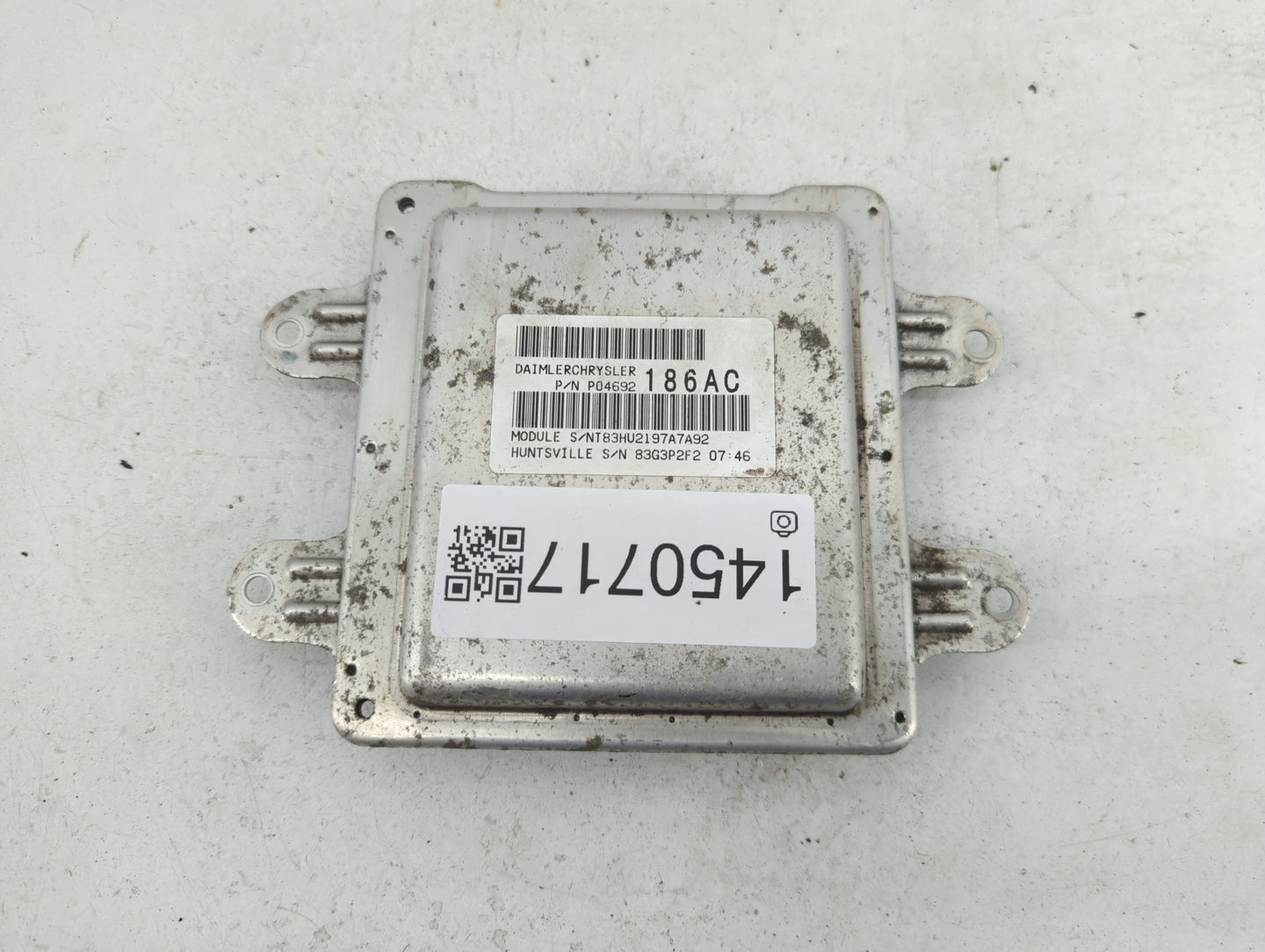 2008-2009 Dodge Durango PCM Engine Control Computer ECU ECM PCU OEM P/N:P04692186AC Fits Fits 2008 2009 OEM Used Auto Parts 