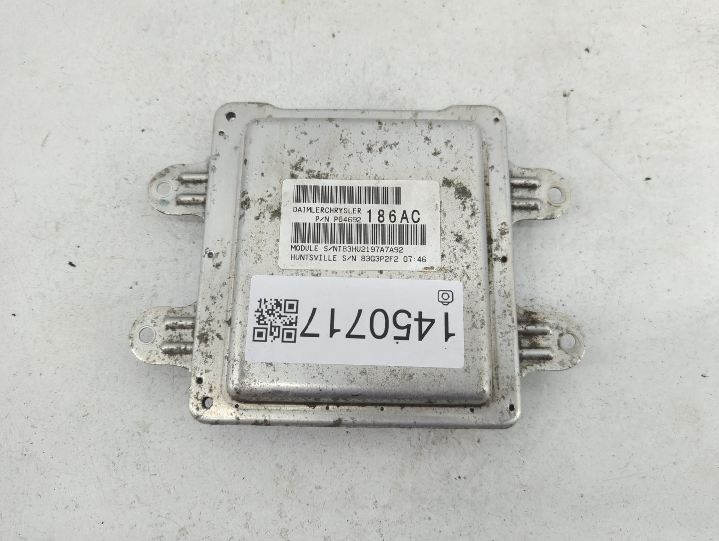 2008-2009 Dodge Durango PCM Engine Control Computer ECU ECM PCU OEM P/N:P04692186AC Fits Fits 2008 2009 OEM Used Auto Parts 
