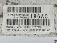2008-2009 Dodge Durango PCM Engine Control Computer ECU ECM PCU OEM P/N:P04692186AC Fits Fits 2008 2009 OEM Used Auto Parts 