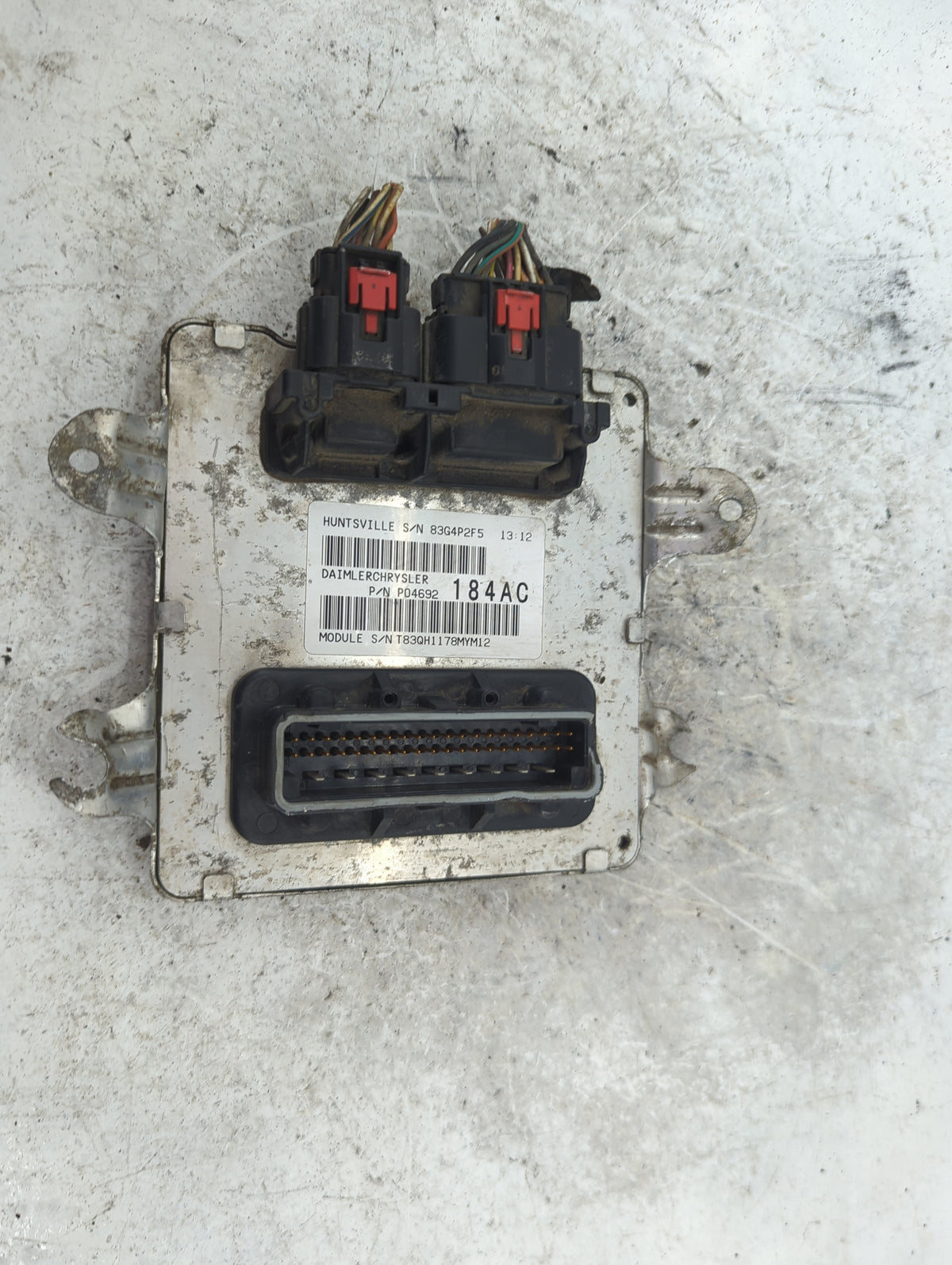 2008-2009 Dodge Durango PCM Engine Control Computer ECU ECM PCU OEM P/N:P04692184AC Fits 2008 2009 OEM Used Auto Parts - Oem