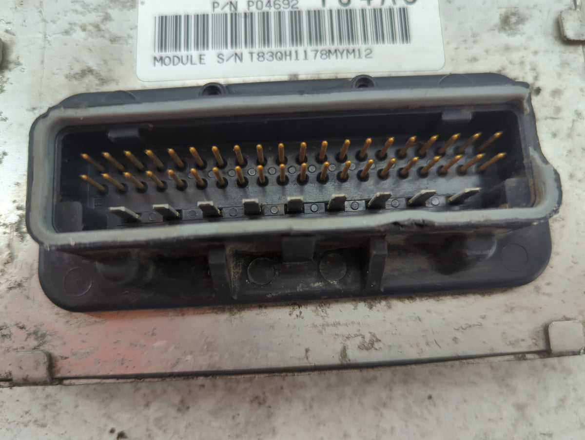 2008-2009 Dodge Durango PCM Engine Control Computer ECU ECM PCU OEM P/N:P04692184AC Fits 2008 2009 OEM Used Auto Parts - Oem