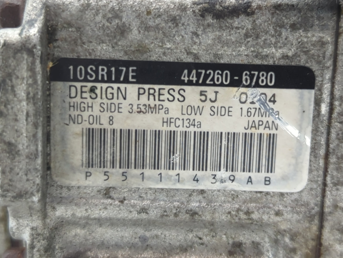 2008-2009 Dodge Durango Air Conditioning A/c Ac Compressor Oem - Oemusedautoparts1.com