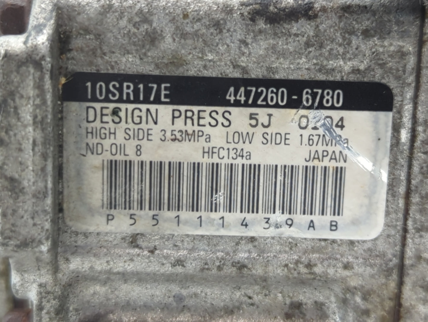 2008-2009 Dodge Durango Air Conditioning A/c Ac Compressor Oem - Oemusedautoparts1.com