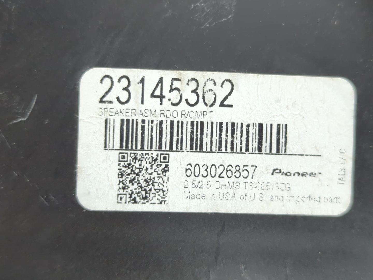 2008 Dodge Grand Caravan SUBWOOFER SPEAKER - Oemusedautoparts1.com