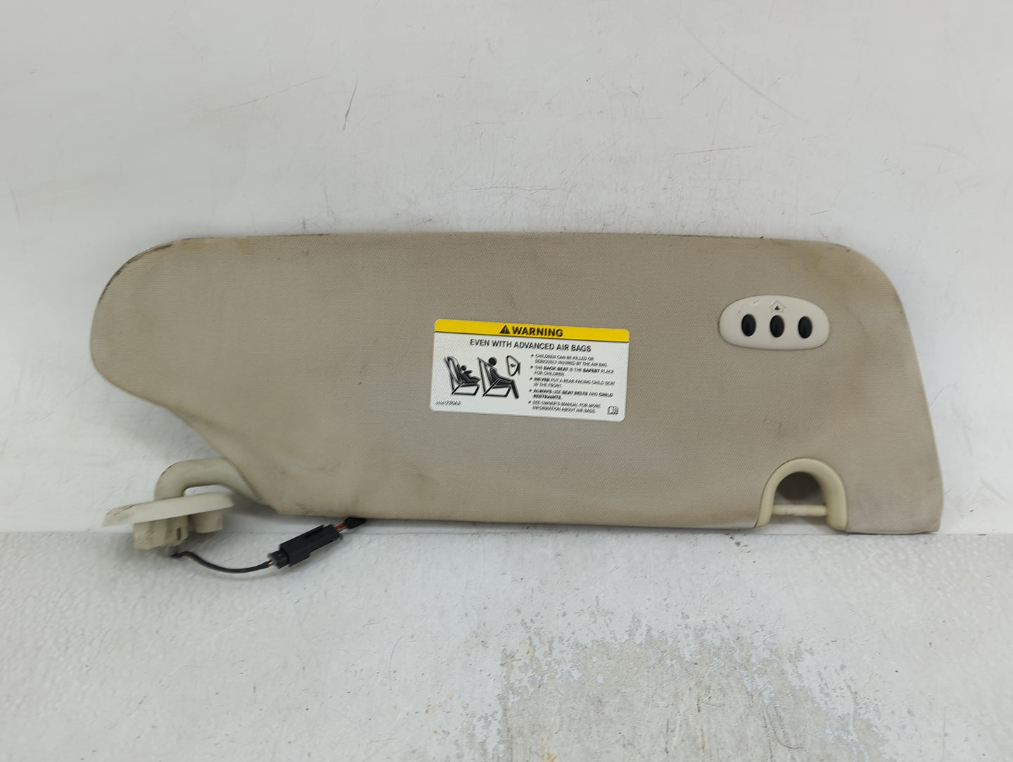 2008-2010 Dodge Grand Caravan Sun Visor Shade Replacement Driver Left Mirror Fits Fits 2008 2009 2010 OEM Used Auto Parts - 
