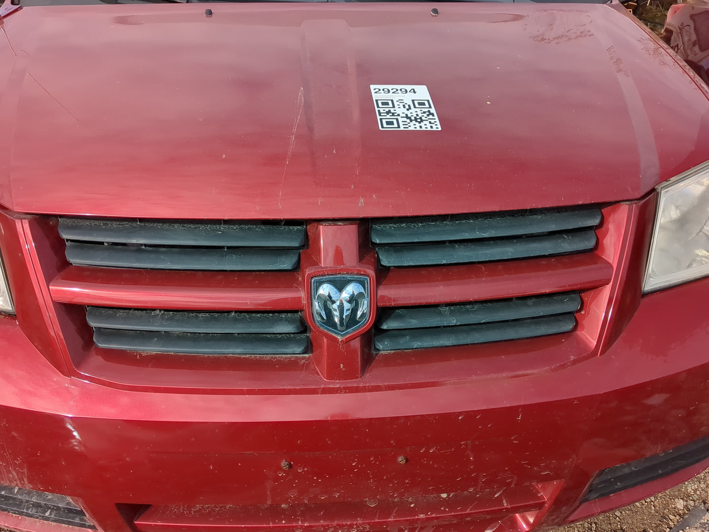 2008-2010 Dodge Grand Caravan Front Grille Bumper Not Included - Oemusedautoparts1.com
