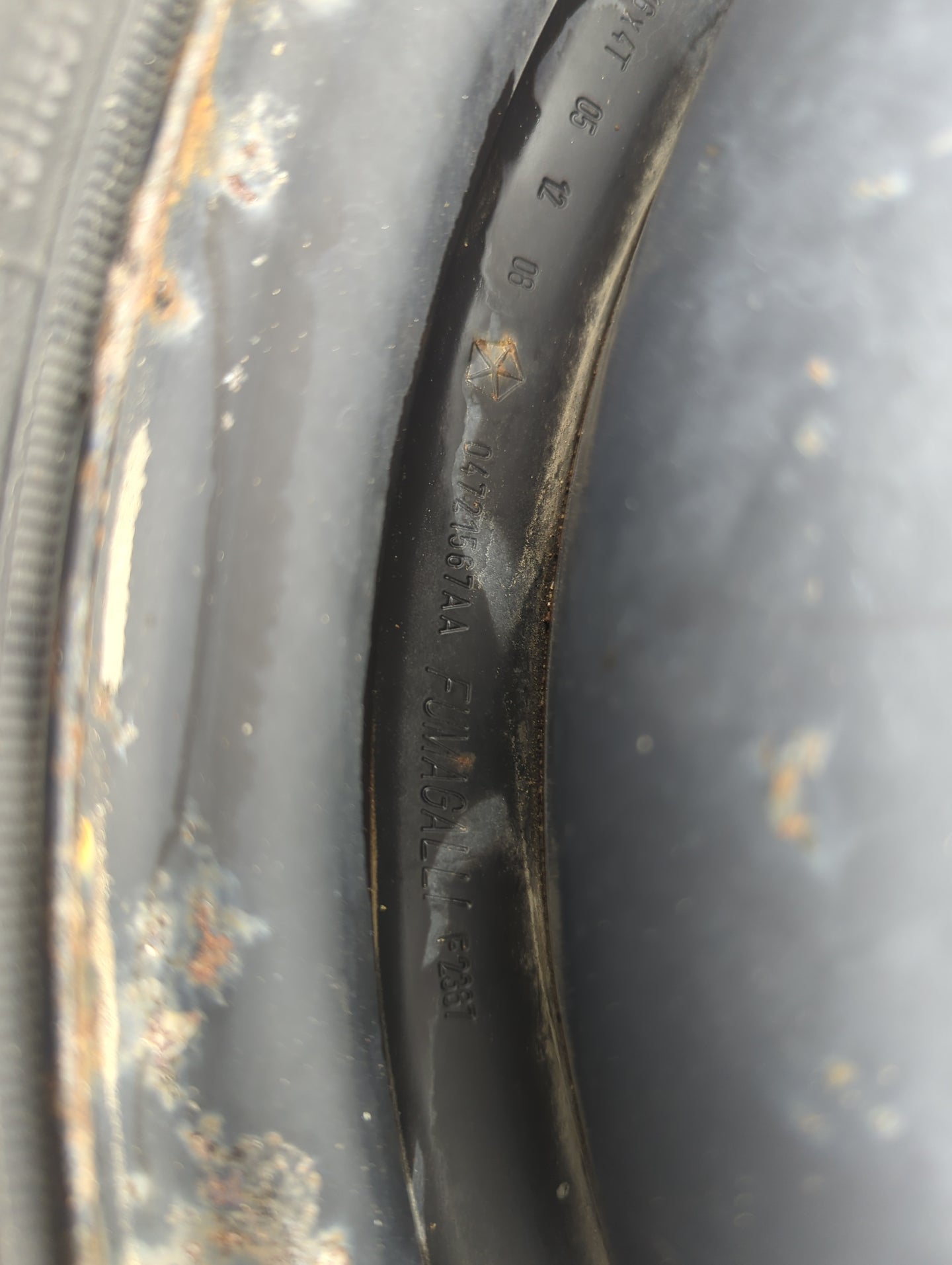 2008-2015 Dodge Grand Caravan Spare Donut Tire Wheel Rim Oem - Oemusedautoparts1.com