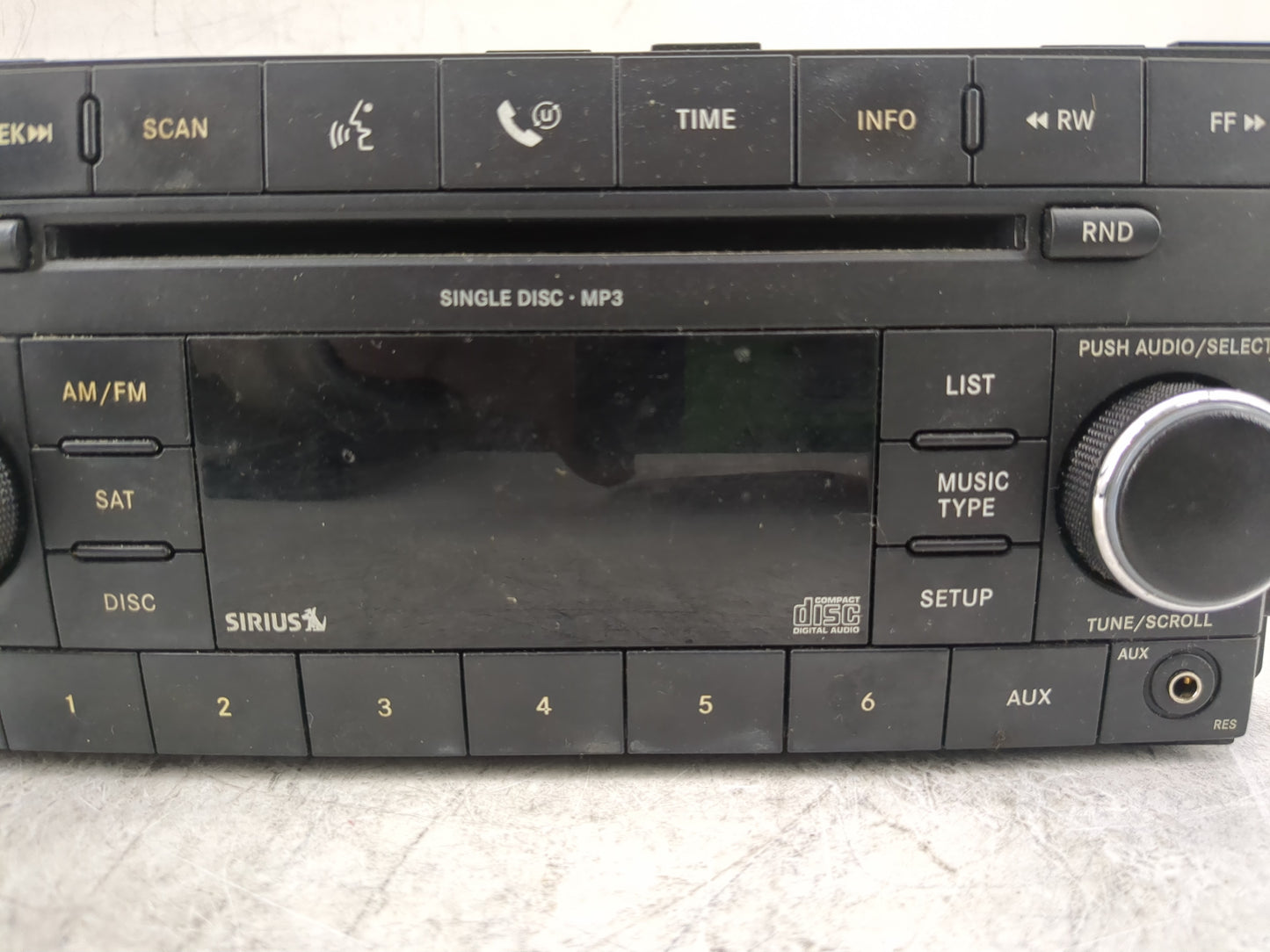2008 Dodge Grand Caravan Radio AM FM Cd Player Receiver Replacement P/N:P05064421AF P05064421AE Fits OEM Used Auto Parts - O