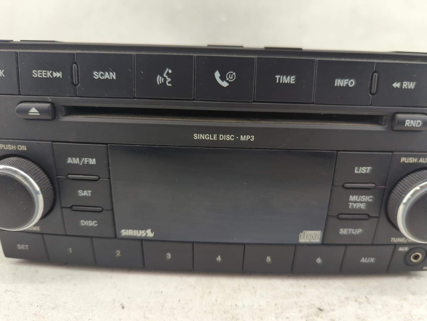 2008 Dodge Grand Caravan Radio AM FM Cd Player Receiver Replacement P/N:P05064421AF P05064421AE Fits OEM Used Auto Parts - O