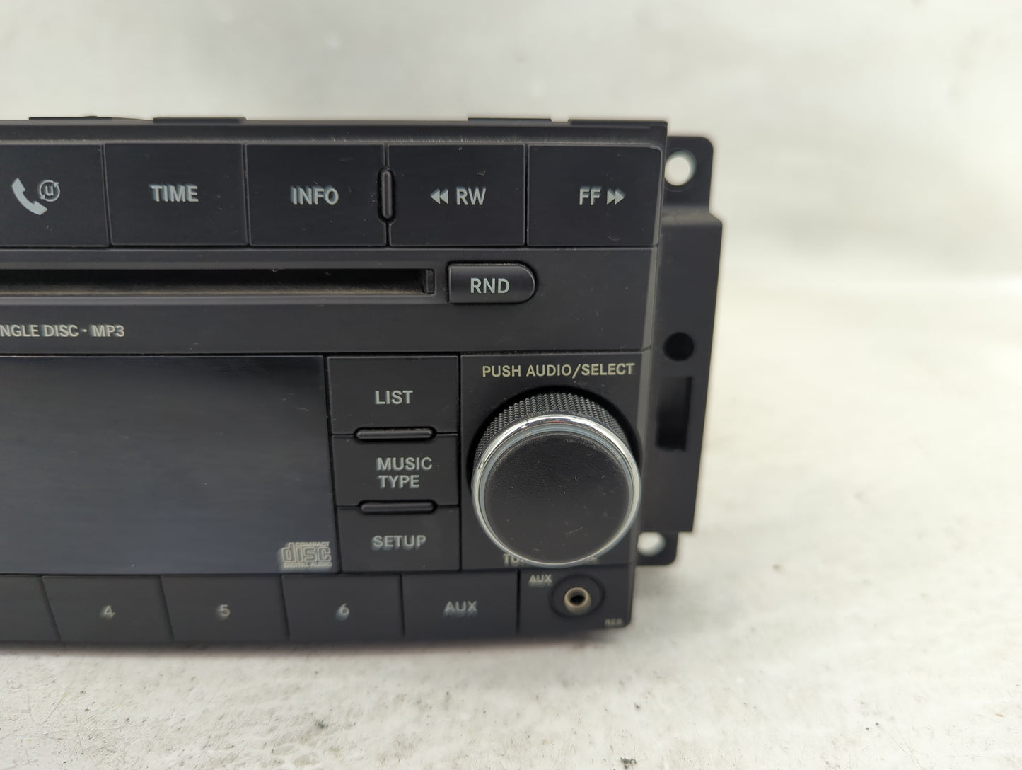 2008 Dodge Grand Caravan Radio AM FM Cd Player Receiver Replacement P/N:P05064421AF P05064421AE Fits OEM Used Auto Parts - O