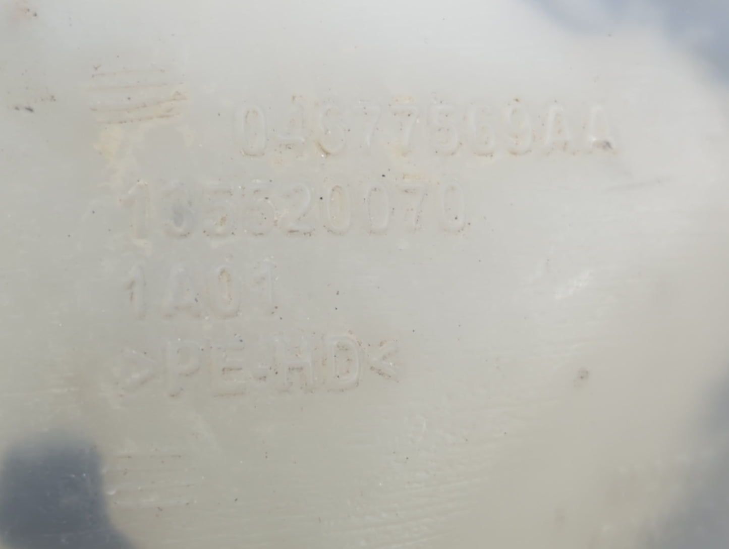 2008 Dodge Grand Caravan Windshield Washer Fluid Reservoir Bottle Oem - Oemusedautoparts1.com