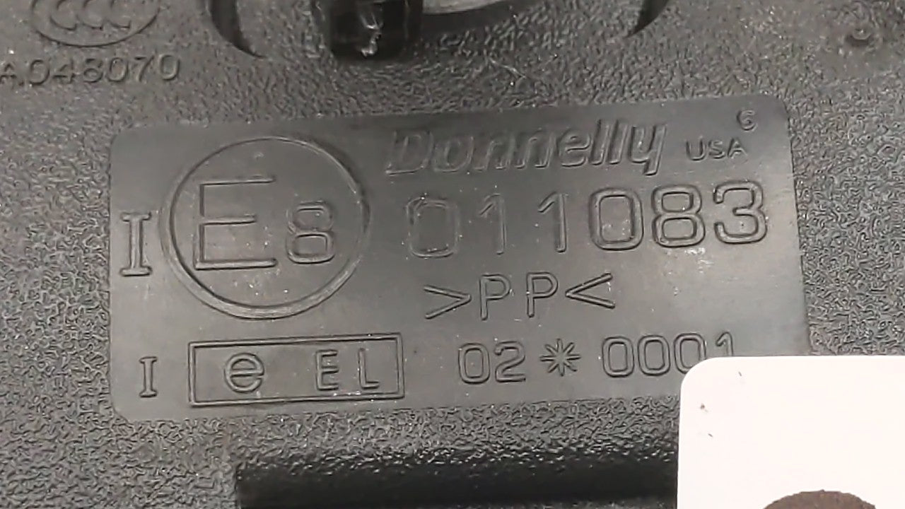2008 Dodge Grand Caravan Interior Rear View Mirror Replacement OEM P/N:E8011083 Fits OEM Used Auto Parts - Oemusedautoparts1