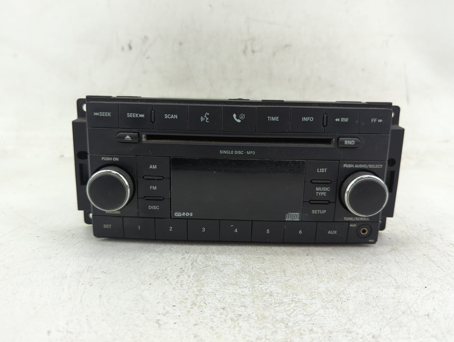 2008 Dodge Magnum Radio AM FM Cd Player Receiver Replacement P/N:P05064410AE Fits Fits 2009 2010 OEM Used Auto Parts - Oemus