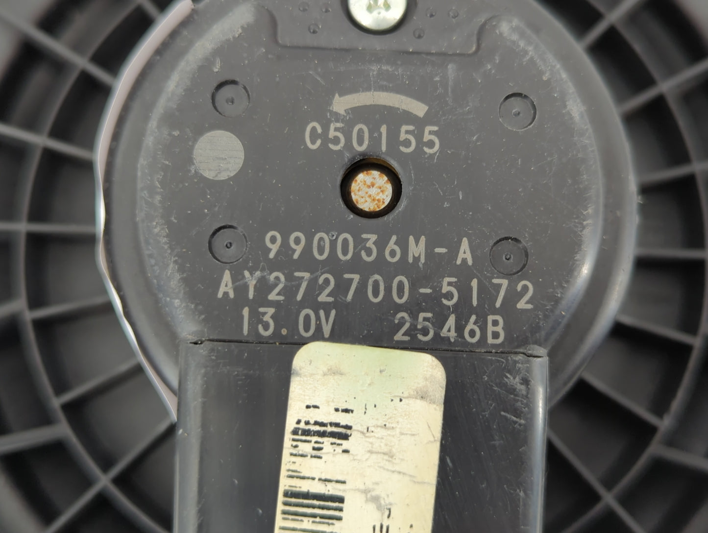 2007-2009 Dodge Nitro Rear Heater AC Blower Motor P/N:AY272700-5172 Fits Fits 2007 2008 2009 OEM Used Auto Parts - Oemusedau