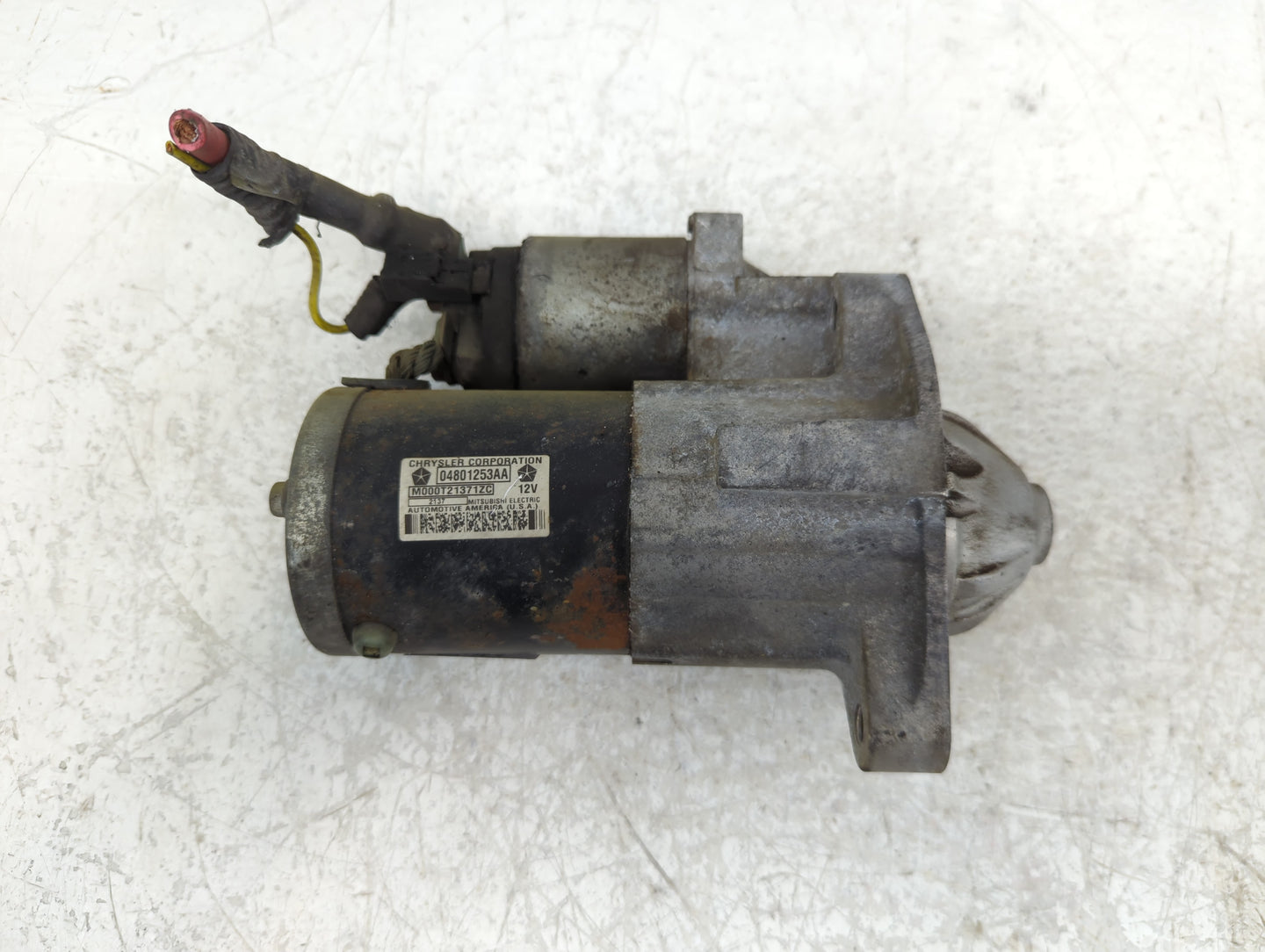 2005-2008 Dodge Ram 1500 Car Starter Motor Solenoid OEM P/N:04801253AA Fits Fits 2005 2006 2007 2008 OEM Used Auto Parts - O