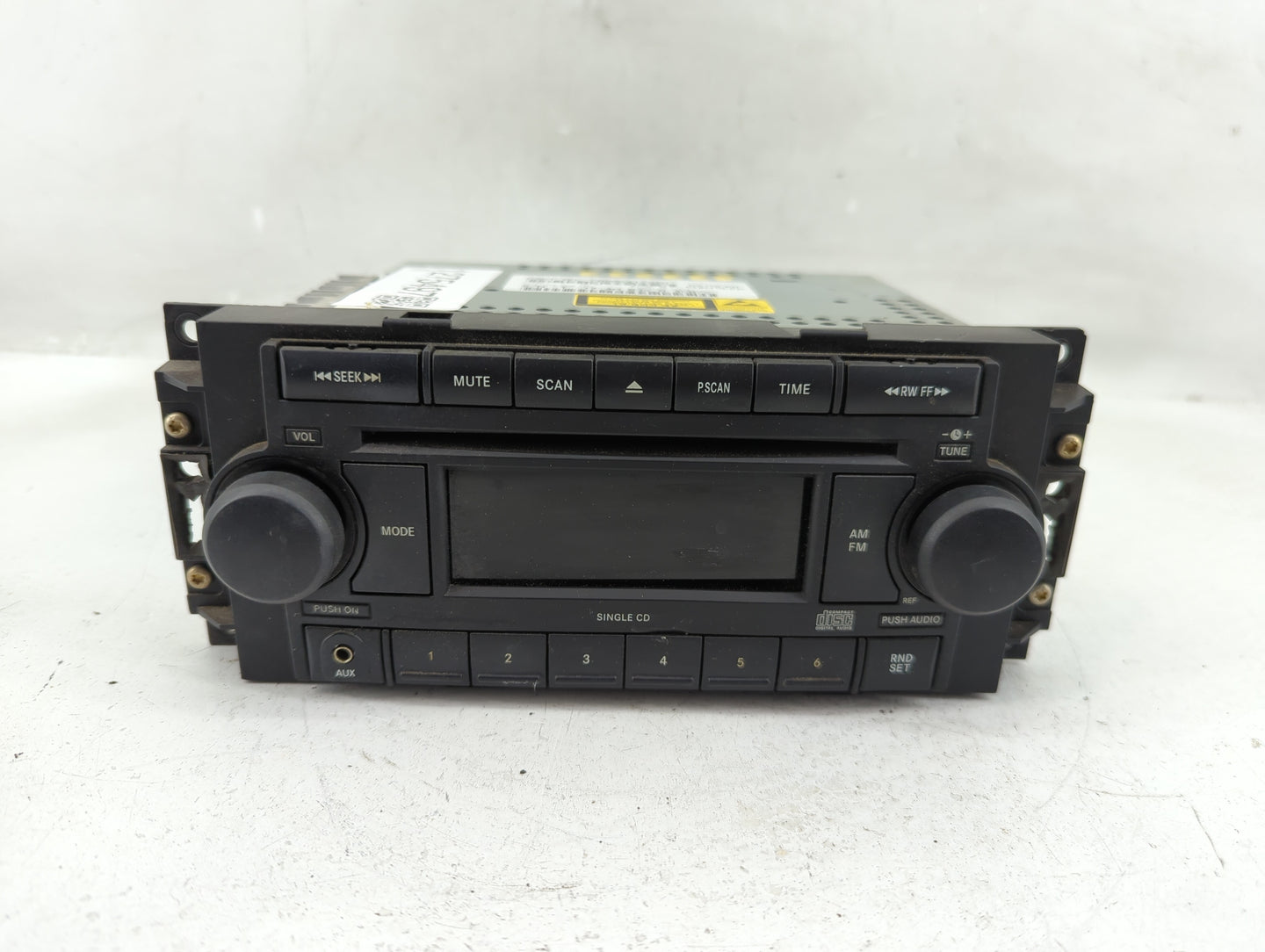 2006-2008 Dodge Ram 1500 Radio AM FM Cd Player Receiver Replacement P/N:P05064173AM Fits Fits 2004 2005 2006 2007 2008 2009 