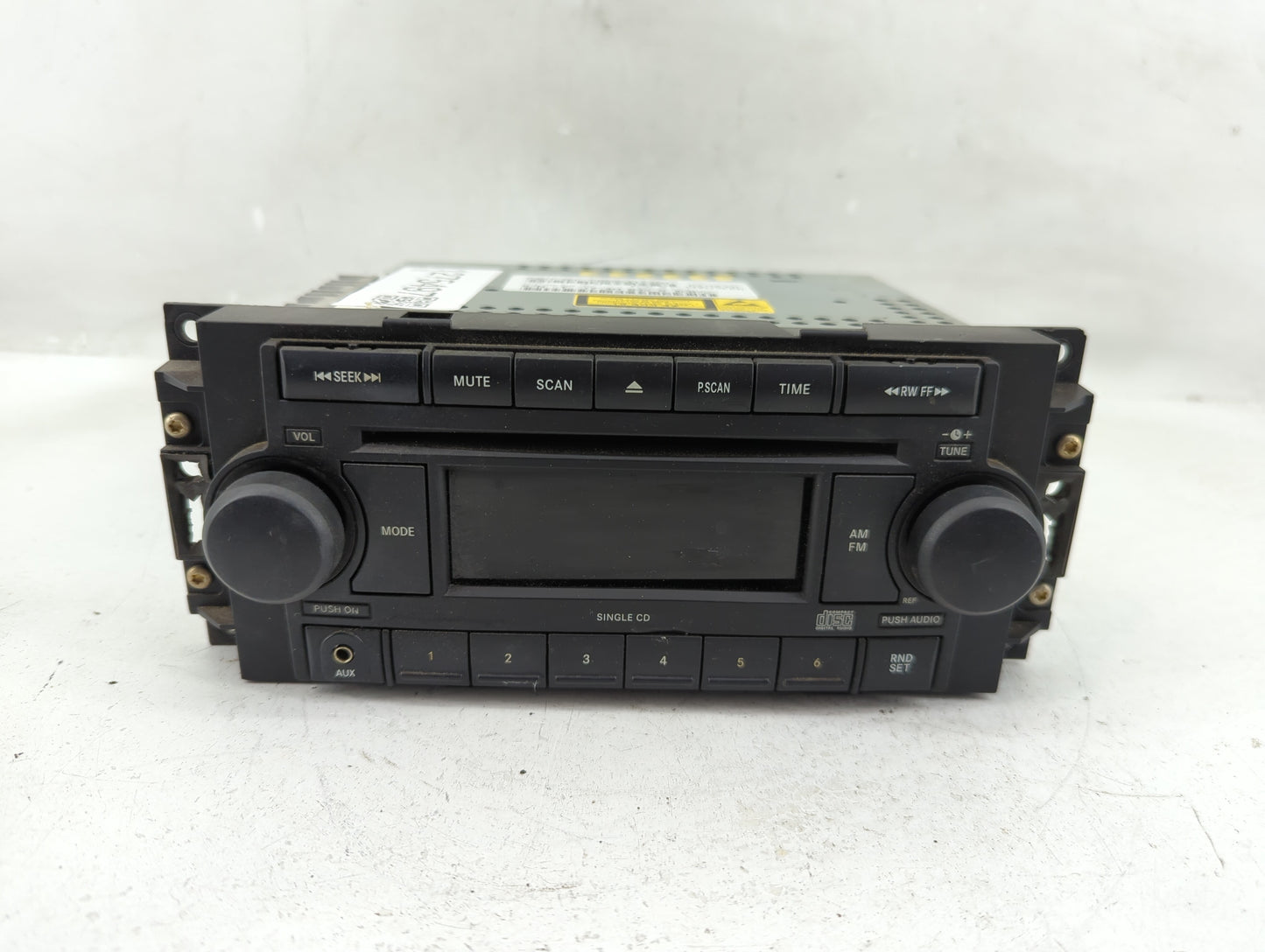 2006-2008 Dodge Ram 1500 Radio AM FM Cd Player Receiver Replacement P/N:P05064173AM Fits Fits 2004 2005 2006 2007 2008 2009 