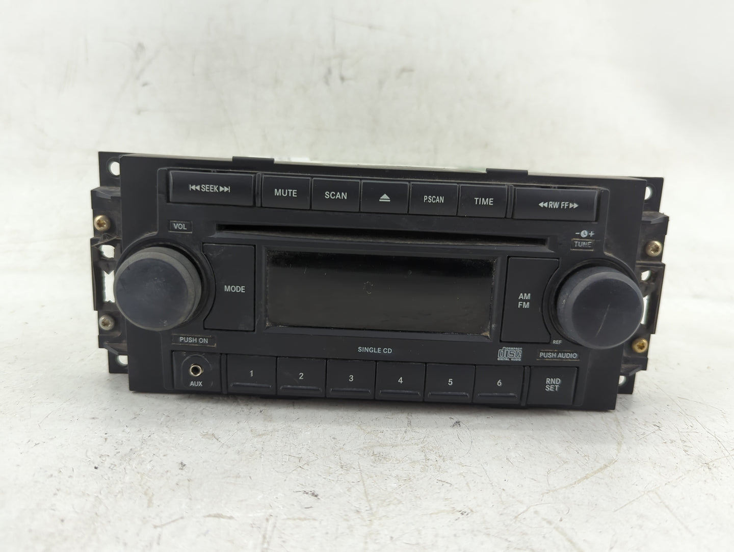 2006-2008 Dodge Ram 1500 Radio AM FM Cd Player Receiver Replacement P/N:05064173al Fits Fits 2004 2005 2006 2007 2008 2009 2
