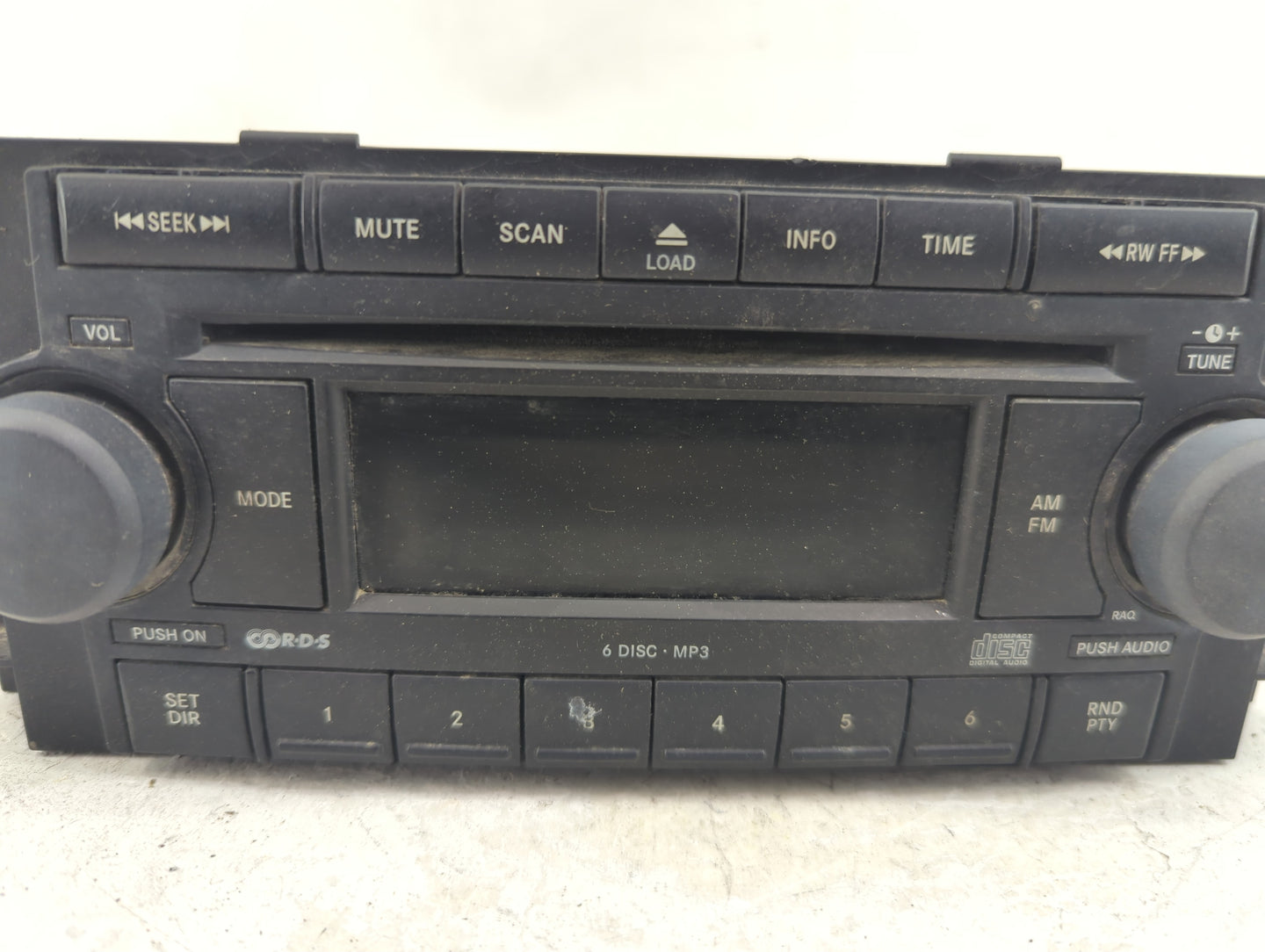 2006-2008 Dodge Ram 1500 Radio AM FM Cd Player Receiver Replacement P/N:P05091175AF Fits Fits 2004 2005 2006 2007 2008 2009 