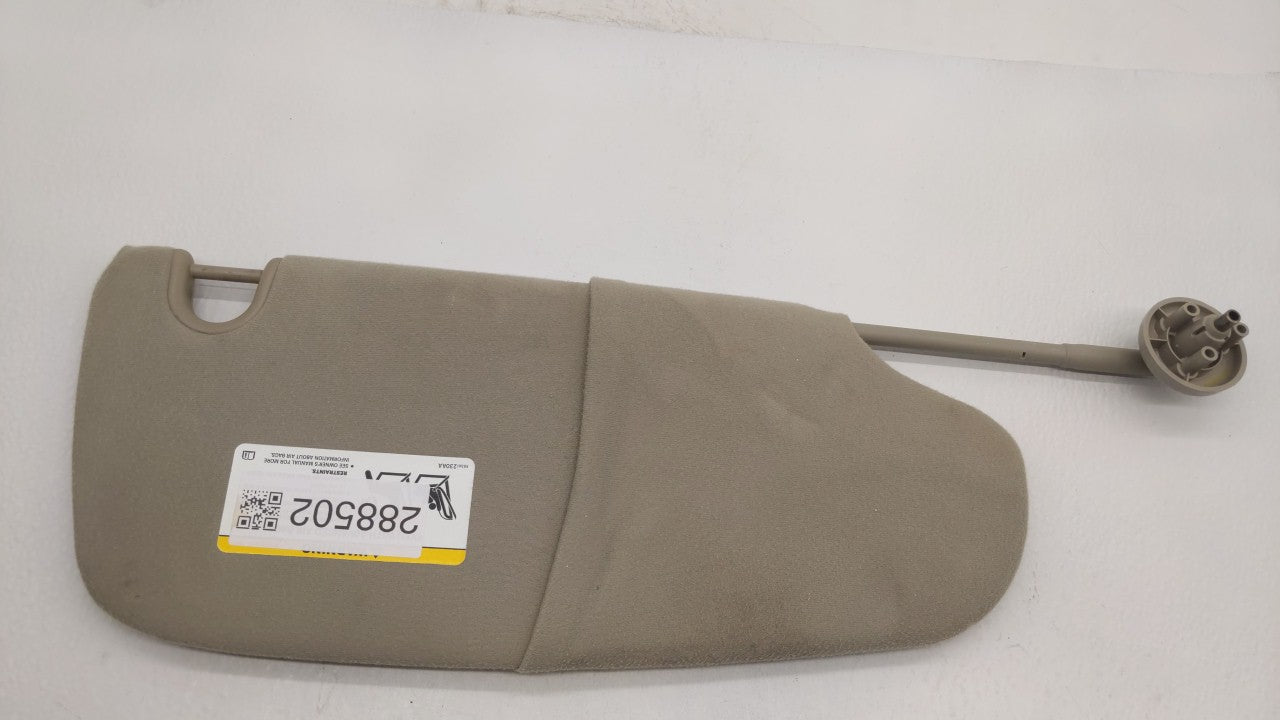 2007-2008 Dodge Ram 1500 Sun Visor Shade Replacement Driver Left Mirror Fits Fits 2007 2008 OEM Used Auto Parts - Oemusedaut