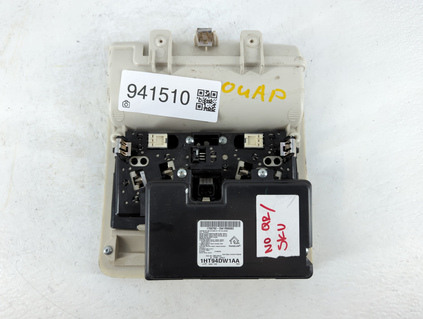 2008 Dodge Ram 1500 Overhead Roof Console - Oemusedautoparts1.com