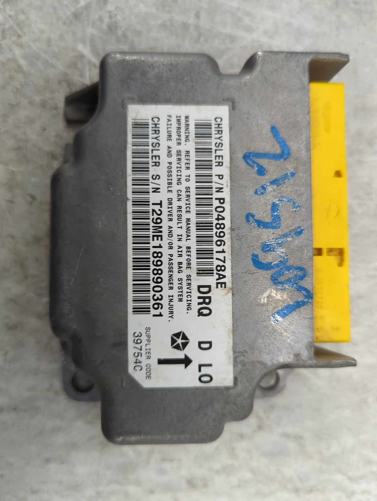 2008-2008 Dodge Ram 1500 Safety Restraint Srs Airbag Control Module - Oemusedautoparts1.com