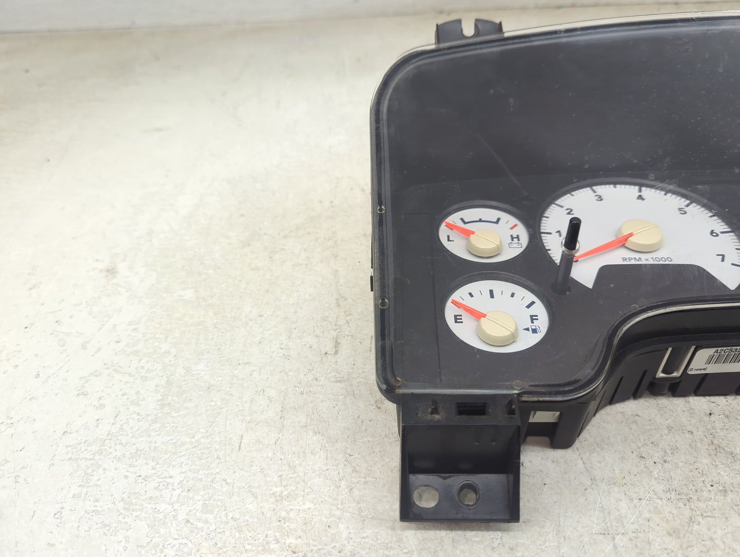 2008 Dodge Ram 1500 Instrument Cluster Speedometer Gauges P/N:A2C53289711 P05172297AE Miles:137K Fits OEM Used Auto Parts - 
