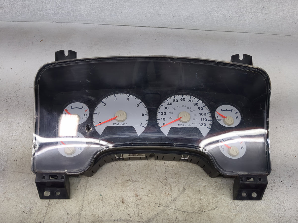 2008 Dodge Ram 1500 Instrument Cluster Speedometer Gauges P/N:P05172 97AG P05172 97AC Miles: Fits OEM Used Auto Parts - Oemu