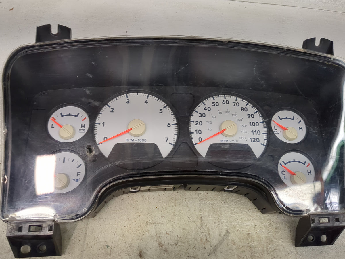 2008 Dodge Ram 1500 Instrument Cluster Speedometer Gauges P/N:P05172 97AG P05172 97AC Miles: Fits OEM Used Auto Parts - Oemu