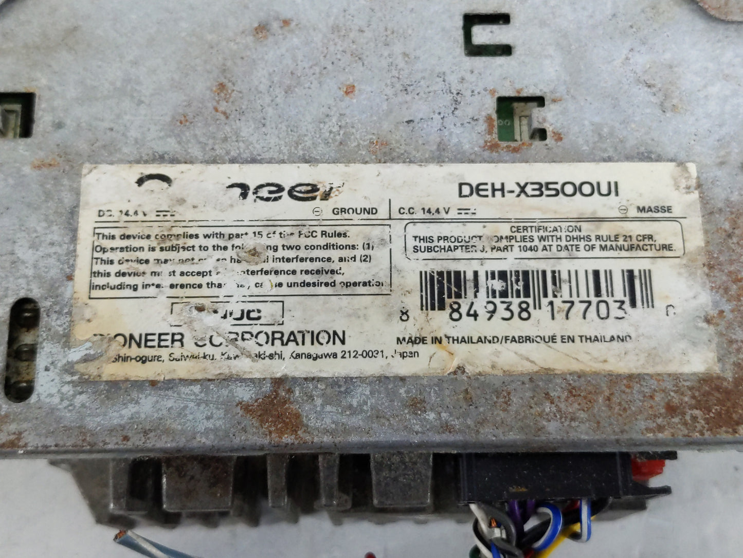 2003-2009 Ford Crown Victoria Radio AM FM Cd Player Receiver Replacement P/N:7C2T-19B131-AA Fits OEM Used Auto Parts - Oemus